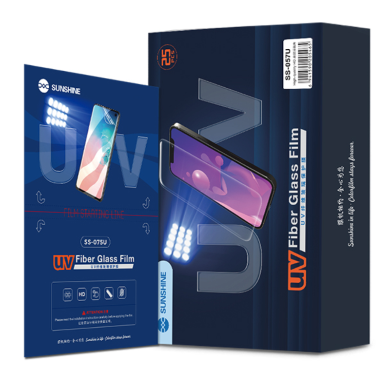 Film de Protection UV en Fibre de Verre SUNSHINE SS-075U - 25Pcs (Code SUNSHINE) — Sunshine · Smarty Paris 18e